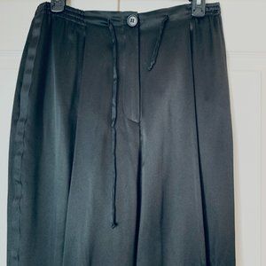 Elegant Black Wide Leg Pants